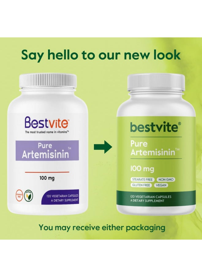 BESTVITE Artemisinin 100mg (240 Vegetarian Capsules) (2-Pack) - No Stearates - No Flow Agents - Vegan - Gluten Free - Non GMO