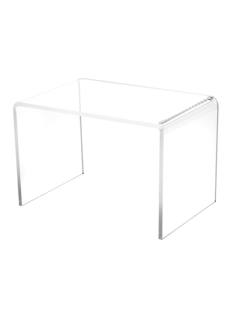 Clear Acrylic Small Rectangular Display Riser, 7 inch Height x 10.5 inch Width x 7 inch Depth (1/4 inch Thick) (3 Pack)