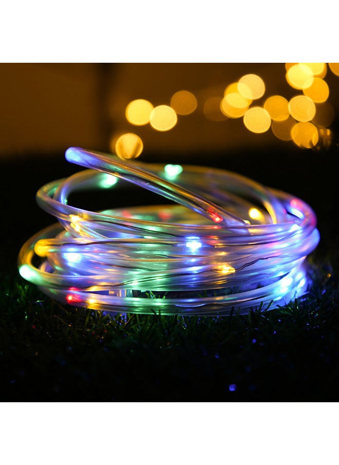 Waterproof String Rope Light With Remote Control And Battery Case Multicolour 33feet