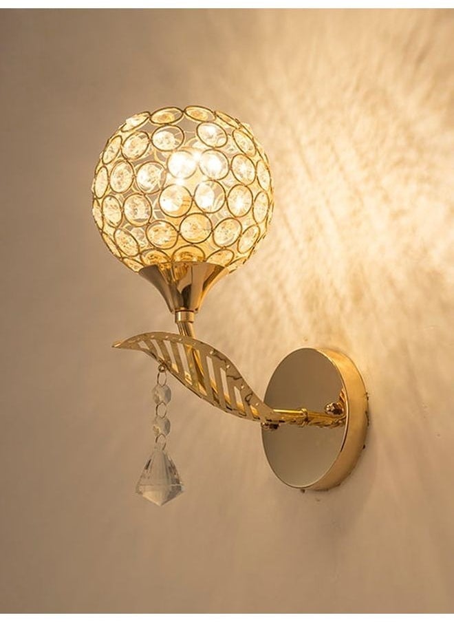 Ball Shape LED Wall Light Warm White 15centimeter,Light Ceiling Light, Modern Wall Sconce,  Wall Crystal Wall Light Simple and - Bedroom Bedside Wall lamp Crystal Lights