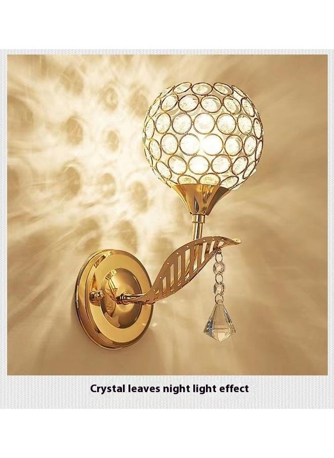 Ball Shape LED Wall Light Warm White 15centimeter,Light Ceiling Light, Modern Wall Sconce,  Wall Crystal Wall Light Simple and - Bedroom Bedside Wall lamp Crystal Lights