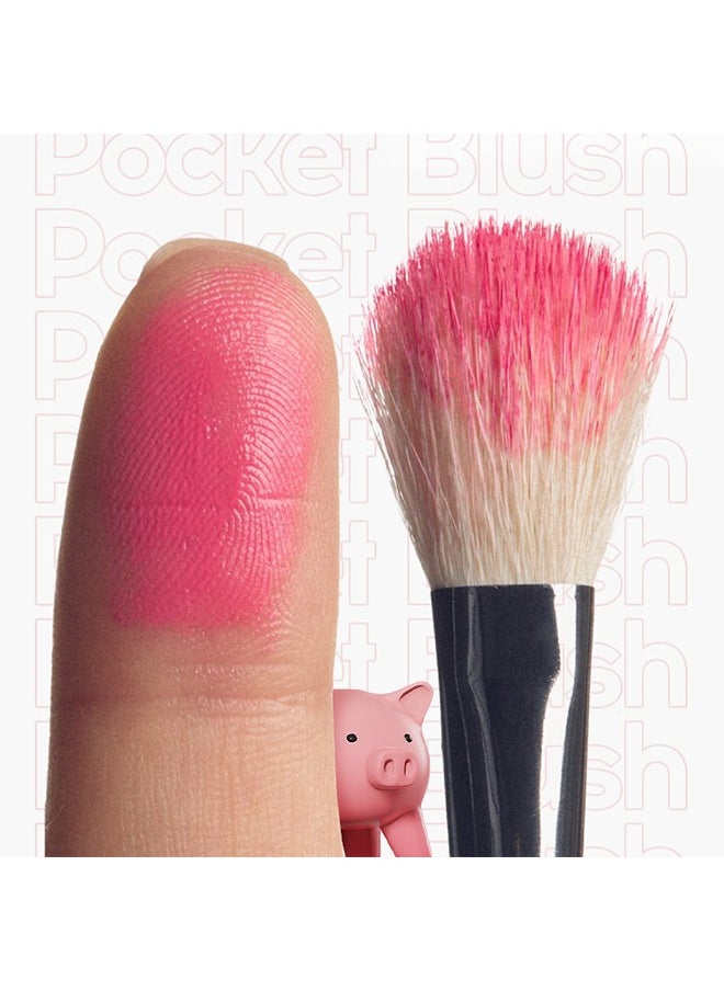 Pocket Blush - Multi Use On The Go Makeup Blush Stick, Natural Looking, Waterproof Lightweight Breathable,Portable Lip And Cheek Bblush Cream #02