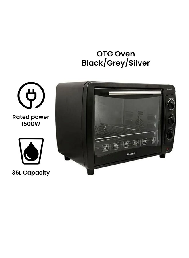 Electric Oven 35.0 L 1500.0 W EO-35K-3 Black/Grey/Silver