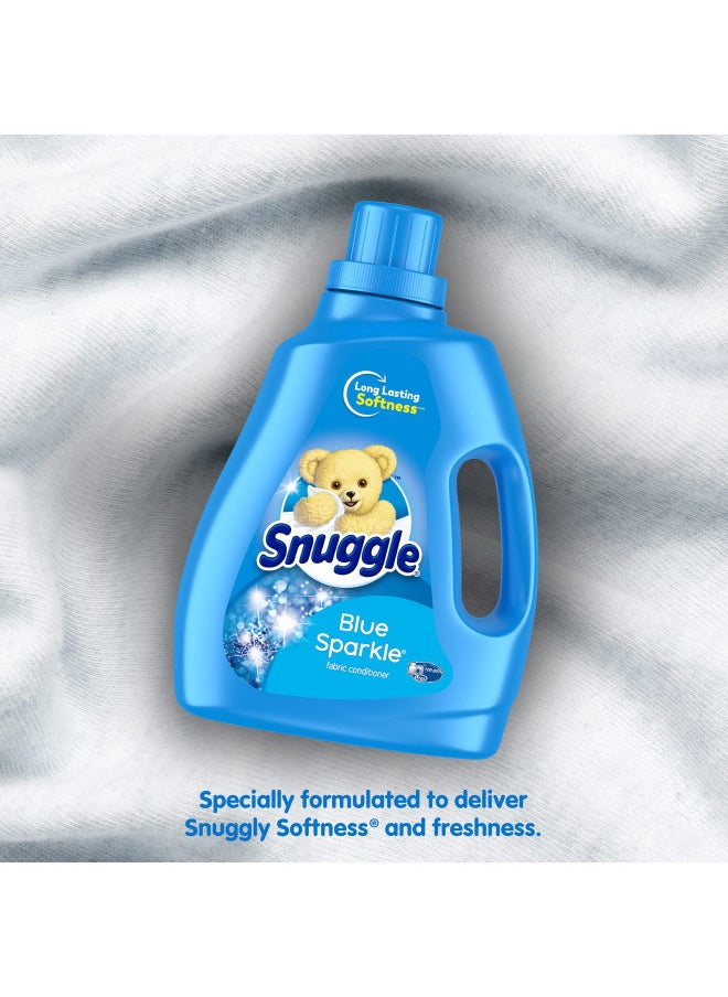 Snuggle Liquid Fabric Softener with Fresh Release, Blue Sparkle, 32 Fluid Ounces, 40 Loads