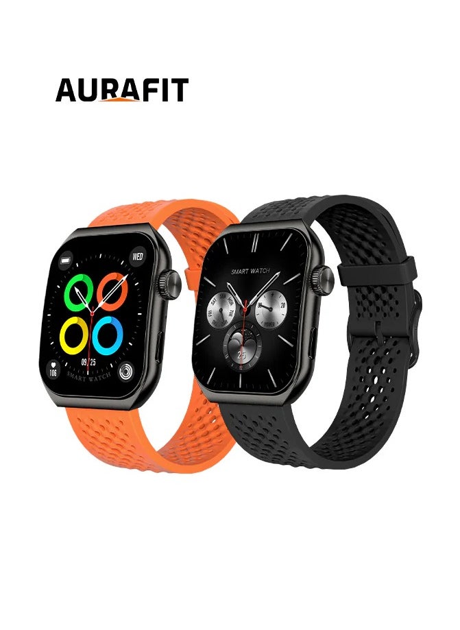 Aurafit AM10B curved AMOLED Smartwatch