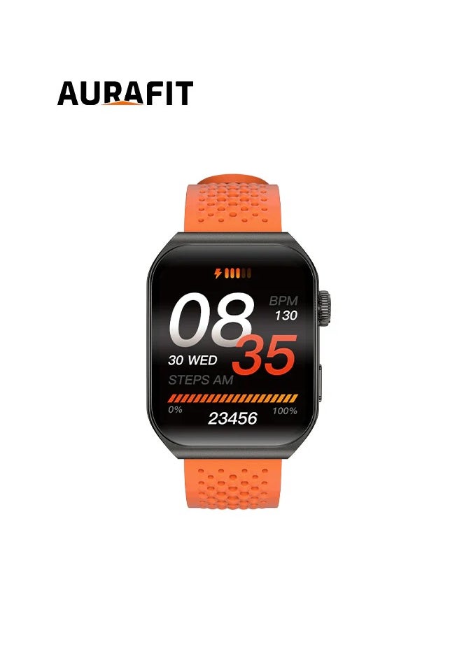 Aurafit AM10B curved AMOLED Smartwatch