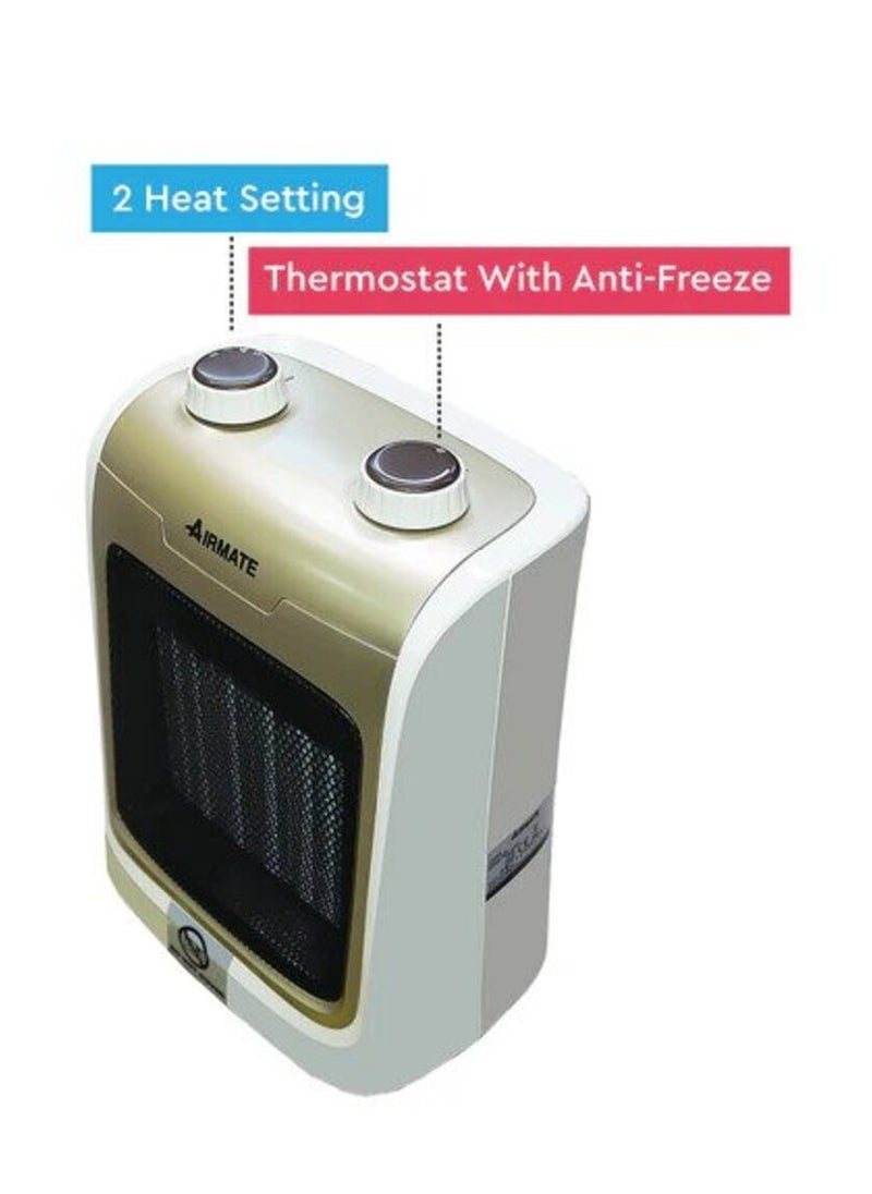 Airmate Portable Ceramic Heater 2 Heat Settings HP20065