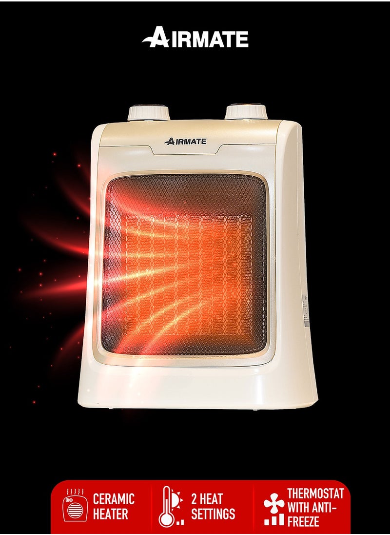 Airmate Portable Ceramic Heater 2 Heat Settings HP20065