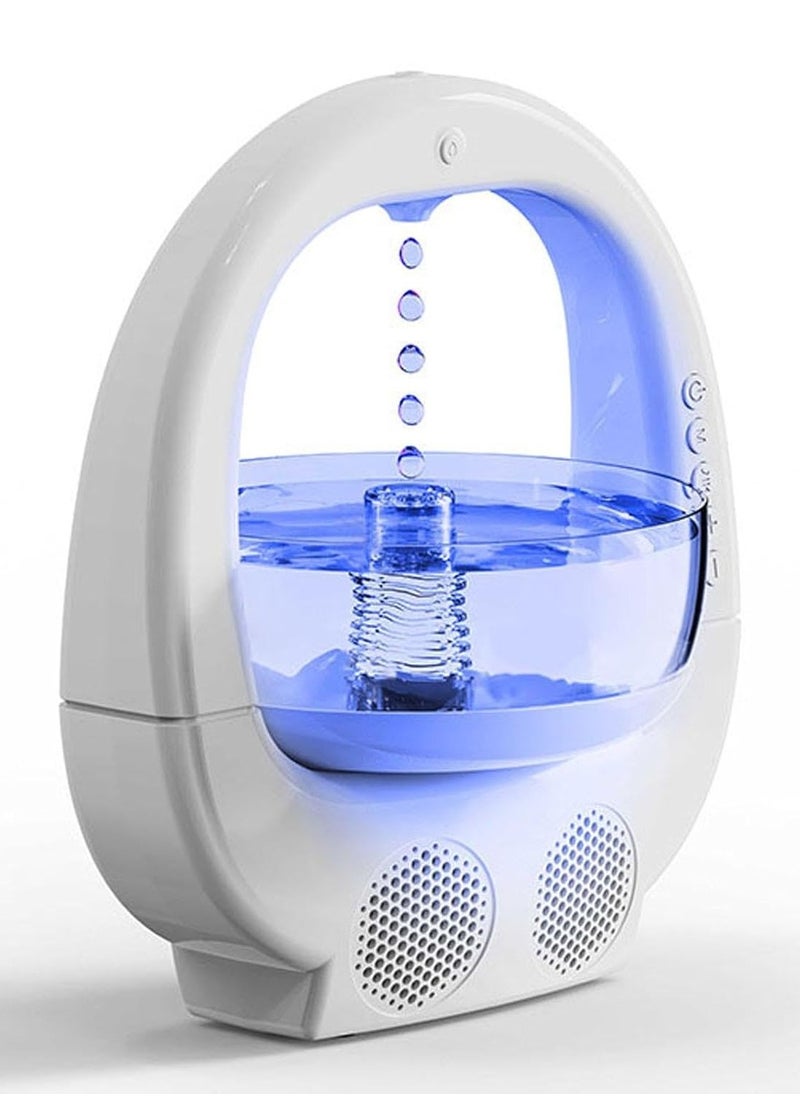 Multi-Function Y11 Anti-Gravity Humidifier, Water Drop Humidifier with Bluetooth Speaker | Night Light & Decorative Fish Tank