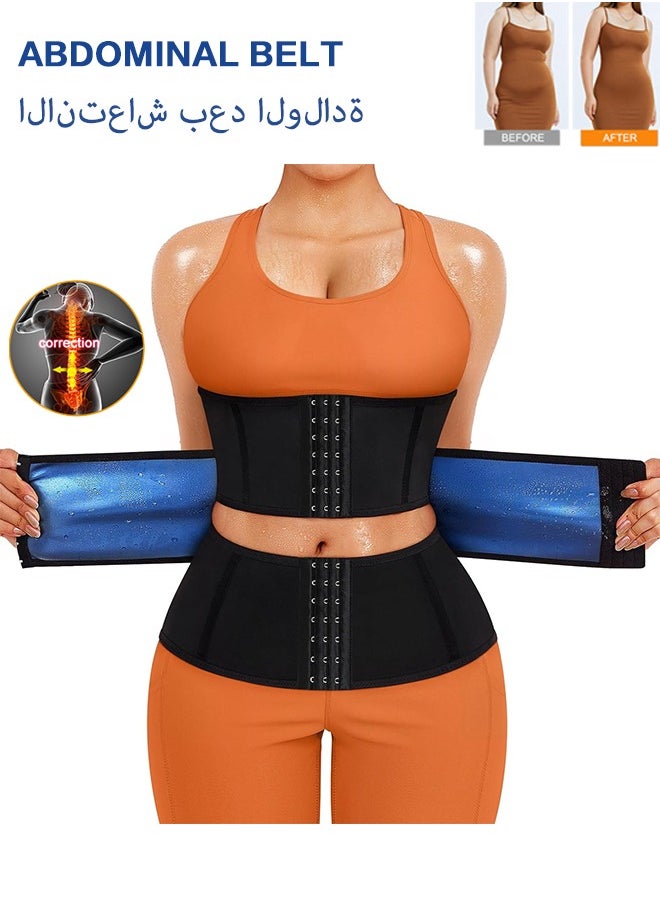 Adjustable Waist Trainer, Training Girl Women Sweat Waist Trimmer Trainer, Sauna Corset Workout Belt Belly Band Stomach, Wraps Body Shaper Sports Girdle