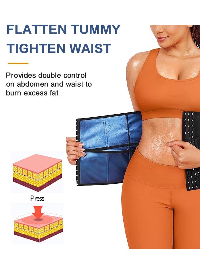 Adjustable Waist Trainer, Training Girl Women Sweat Waist Trimmer Trainer, Sauna Corset Workout Belt Belly Band Stomach, Wraps Body Shaper Sports Girdle