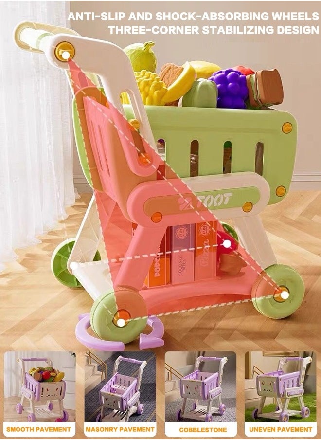 Kids  Kitchen Toys Set - 33 PCS Durable Pretend Play Kitchen Toys for Toddler,Play House Kitchen Toys For Kids,With fruit and vegetable and snack box,for Girls Boys Ages 3 4 5 6 7 8 Years Old