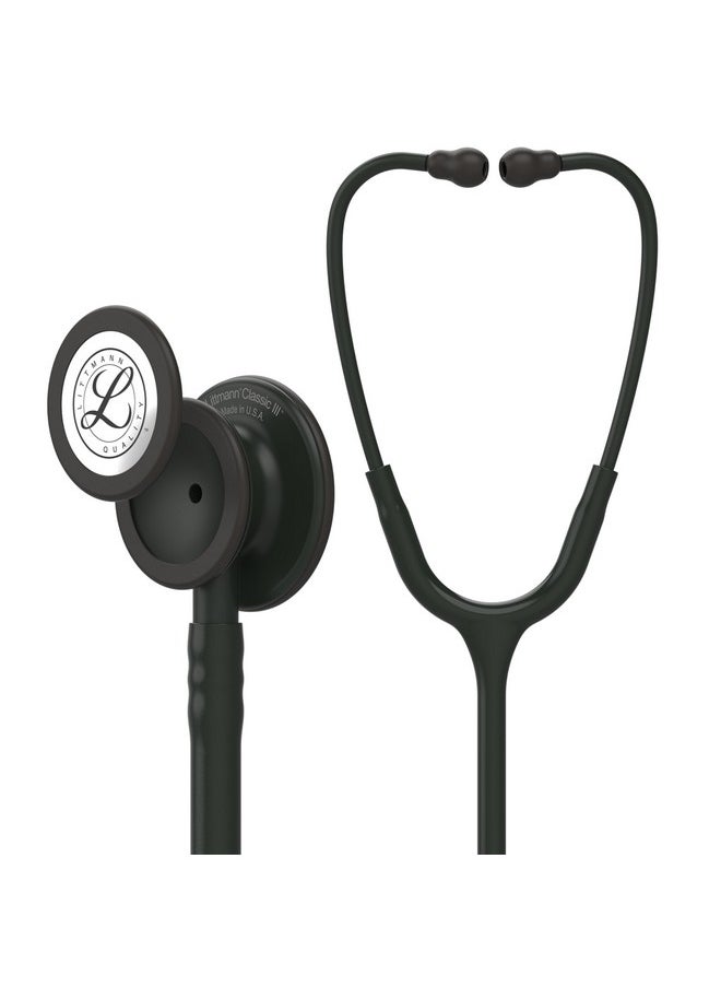 Classic Iii Monitoring Stethoscope, 5803, More Than 2X As Loud* And Weighs Less**, Stainless Steel Black-Finish Chestpiece, 27