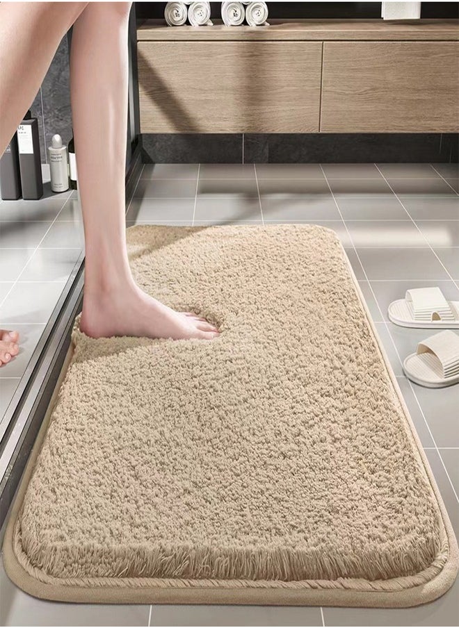 Non Slip Bath Mat Super Absorbent Shower Thickened Soft 60 x 40 Centimeter
