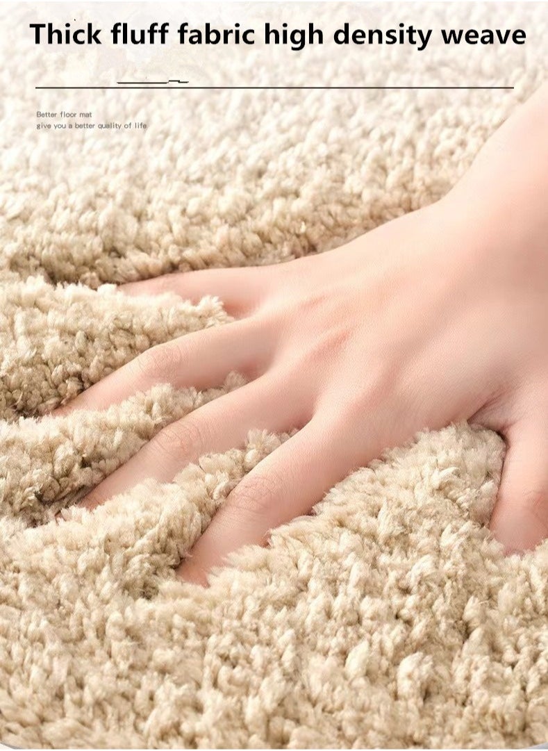 Non Slip Bath Mat Super Absorbent Shower Thickened Soft 60 x 40 Centimeter