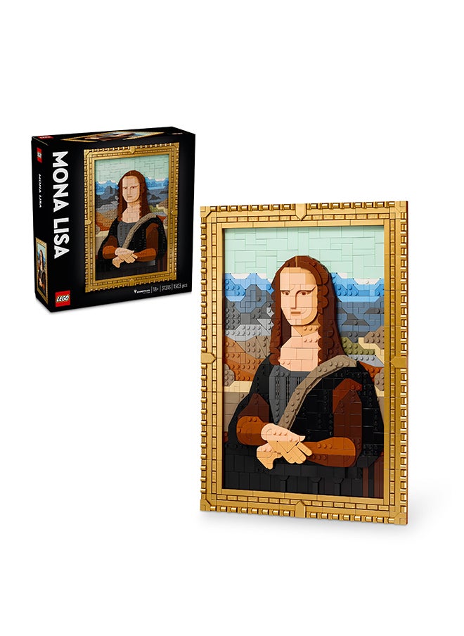 Art Mona Lisa Painting Set, Wall Model Kit for Adults to Build, Home, Living Room or Office Décor Idea, Creative Activity Gift for Men, Women, Him or Her 31213