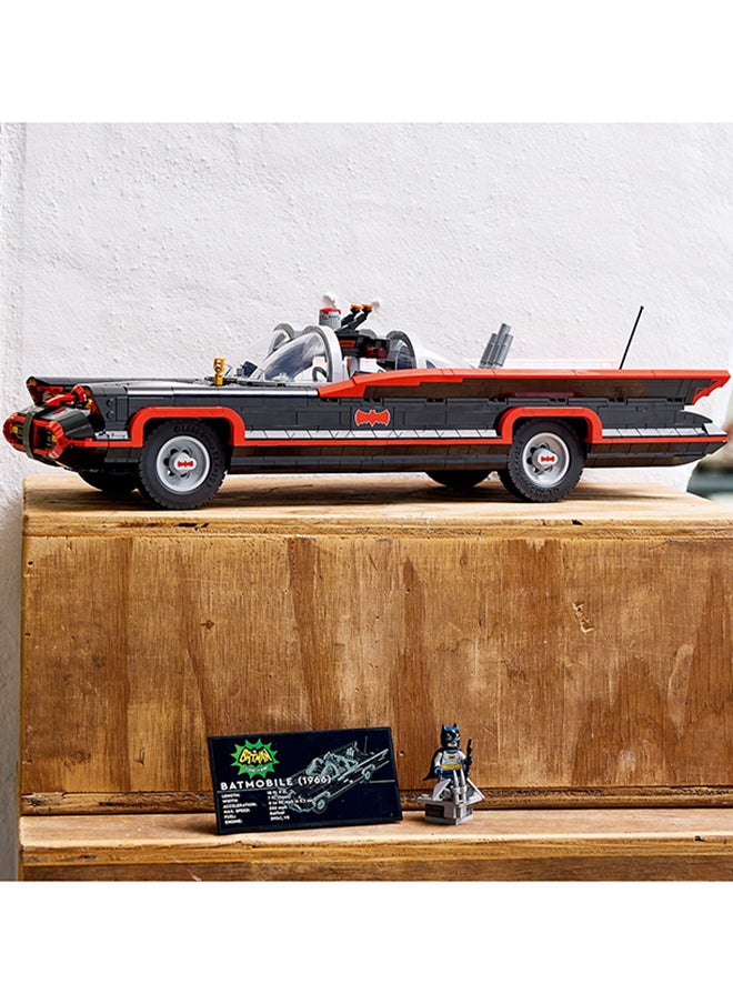 DC Batman: The Classic TV Series Batmobile Set, Collectible Model Car Kit for Adults to Build Inspired by the 1966 Television Show’s Vehicle, Creative Super Hero Gift for Men & Women 76328