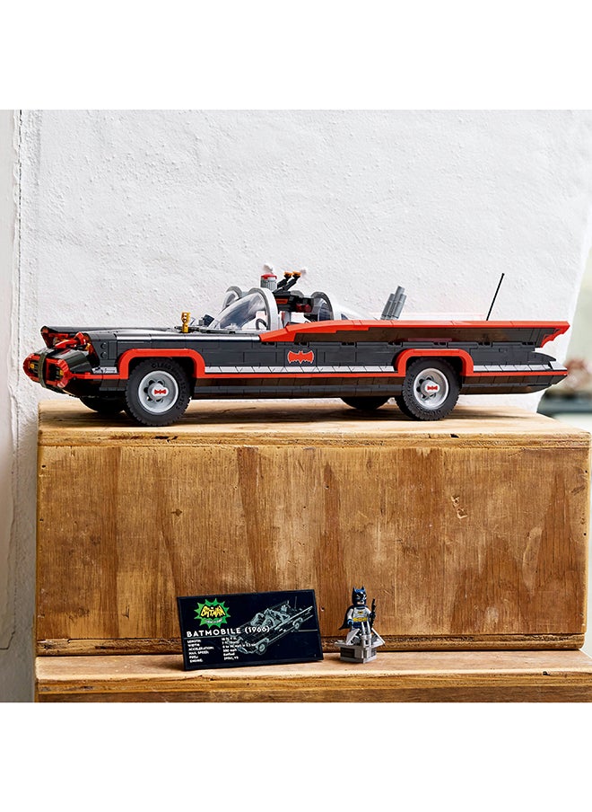 DC Batman: The Classic TV Series Batmobile Set, Collectible Model Car Kit for Adults to Build Inspired by the 1966 Television Show’s Vehicle, Creative Super Hero Gift for Men & Women 76328