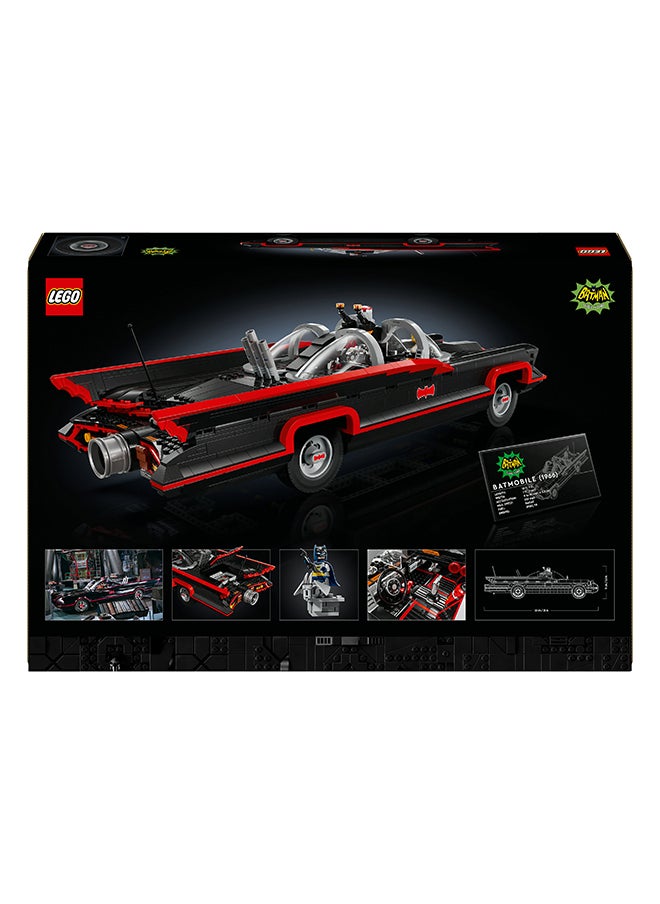 DC Batman: The Classic TV Series Batmobile Set, Collectible Model Car Kit for Adults to Build Inspired by the 1966 Television Show’s Vehicle, Creative Super Hero Gift for Men & Women 76328