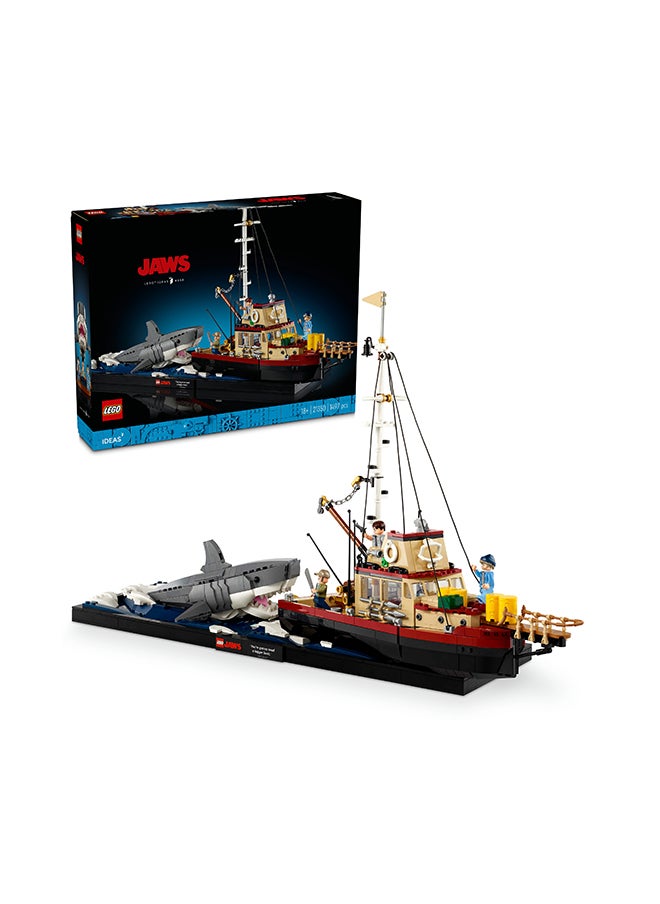 Cool, collectible, LEGO brick-built Jaws film memorabilia