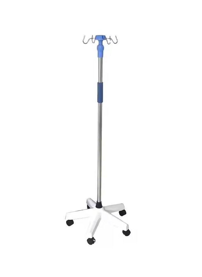 IV Stand Infusion pole 5-castors Height Adjustable