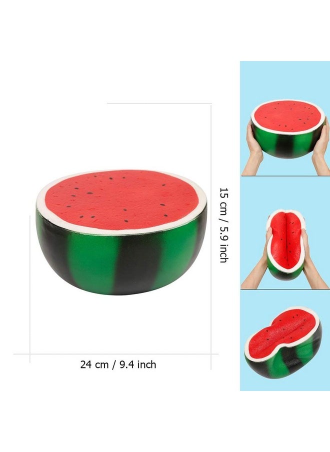 9.4 Inches Squishies Watermelon Jumbo Kawaii Soft Slow Rising Scented Big Fruit Squishies Stress Relief Kid Toys Collection Decoration Props