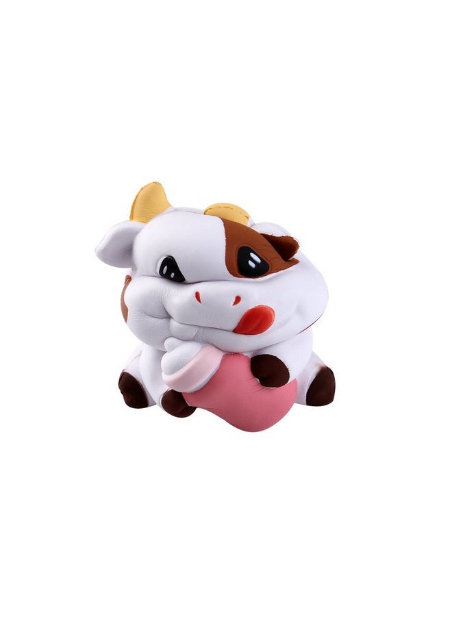 3.1 Inches Squishies Cow Kawaii Milk Bottle Soft Slow Rising Scented Animal Squishies Stress Relief Kid Squeeze Toys