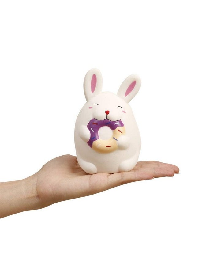 4.7 Inches Rabbit Squishies Kawaii Soft Slow Rising Cute Scented Animal Squishys Stress Relief Kids Toys Decorative Props Easter Basket Stuffers