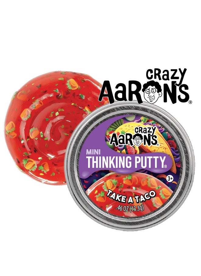 Crazy Aaron'S Putty Mini Tins Bounce Bot, Skate Away & Take-A-Taco Gift Set Bundle - 3 Pack (13.3G Each)