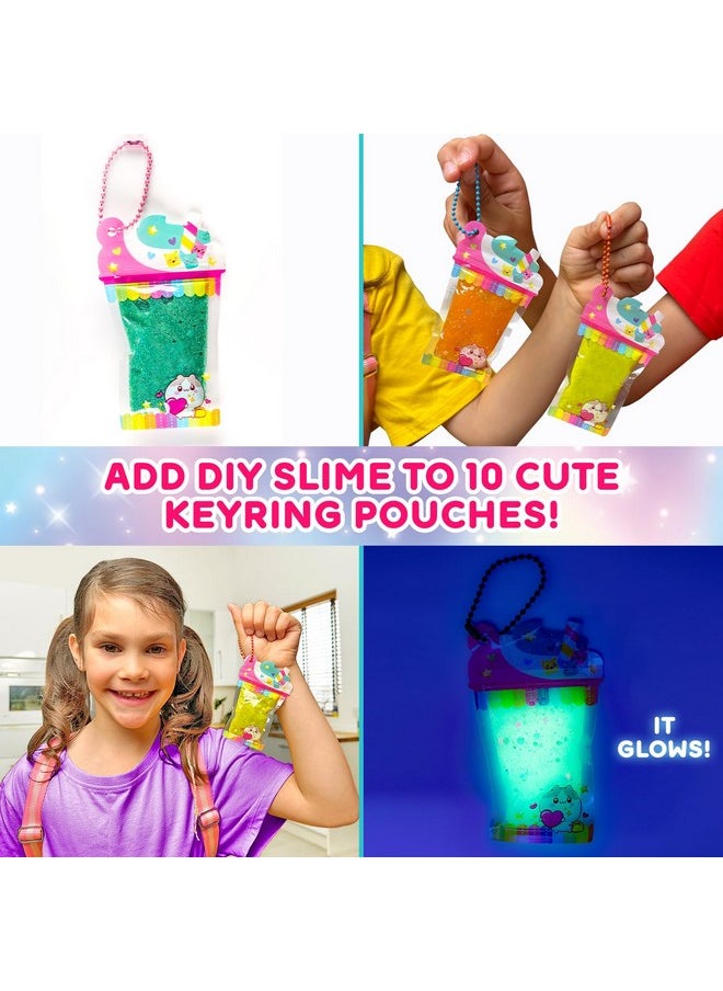 My Cutie Pie Slime Kit, Fun Slime Making Kit For Girls To Make Butter Slime And Slime For Girls Keychains, Sensory Slime Kits For Girls, Ideal And Thanksgiving Gift For Kids