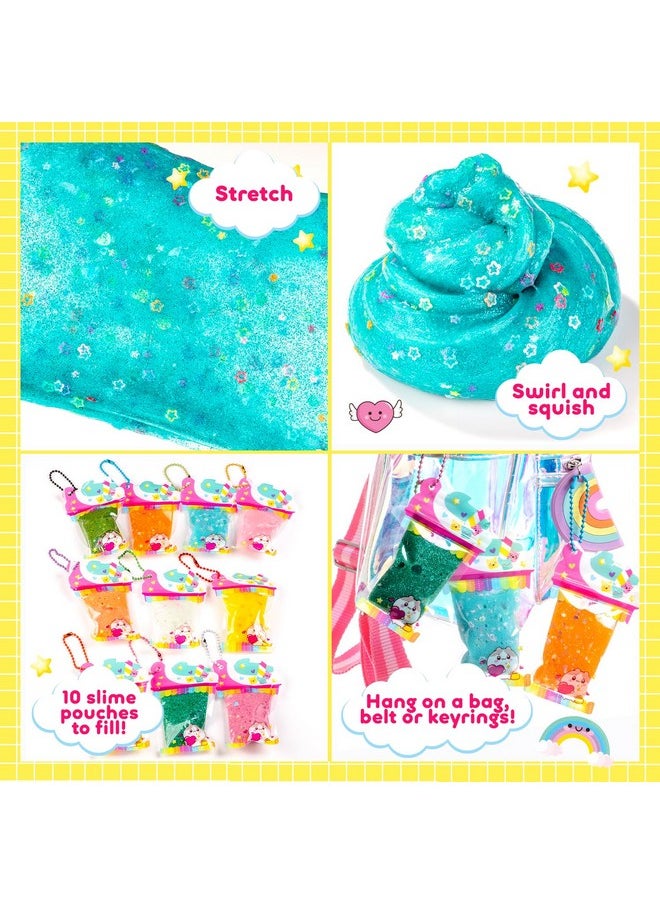 My Cutie Pie Slime Kit, Fun Slime Making Kit For Girls To Make Butter Slime And Slime For Girls Keychains, Sensory Slime Kits For Girls, Ideal And Thanksgiving Gift For Kids