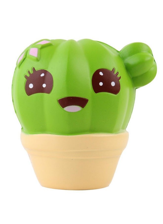 4.1 Inches Squishies Cactus Scented Jumbo Slow Rising Kawaii Squishie Stress Relief Toy For Collection Random Delivery