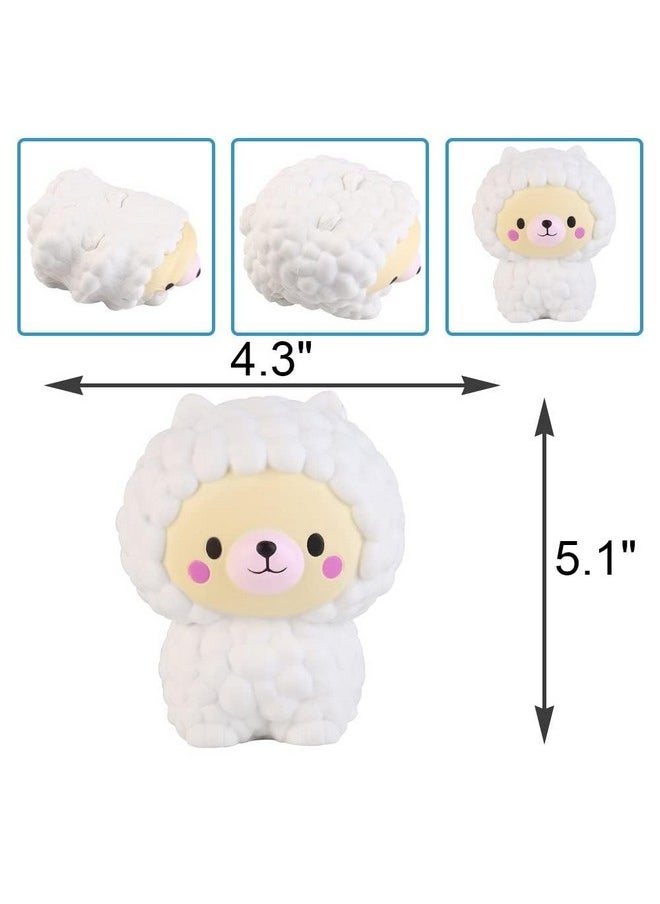 5.1 Inches Squishies Sheep Bear Jumbo Kawaii Soft Slow Rising Scented Animal Squishies Stress Relief Kid Toys Children'S Day