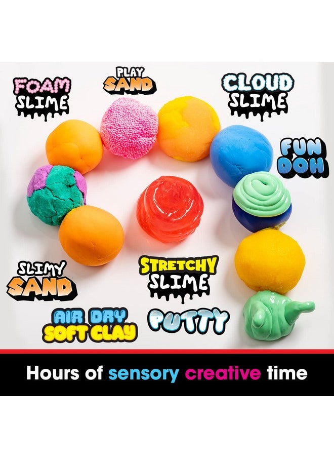 Creative Slime Putty Variety Tub, Ultimate Premade Slime Kit With Cloud Slime, Fluffy Slime, Kids Clay, Putty For Kids And More