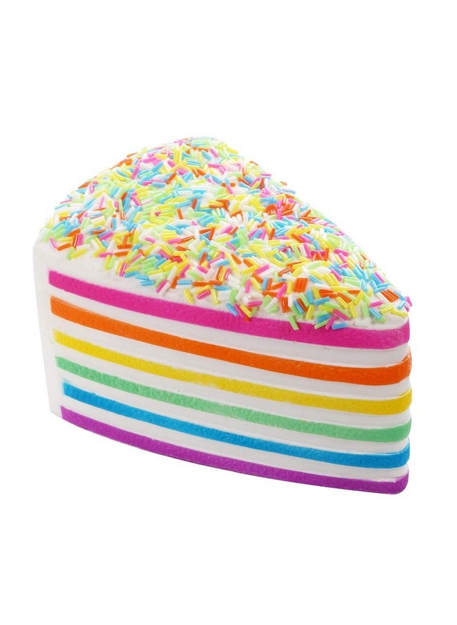 5.8 Inches Squishies Cake Rainbow Jumbo Slow Rising Kawaii Scented Cheese Squishies Valentines Day Stress Relief Kid'S Toys