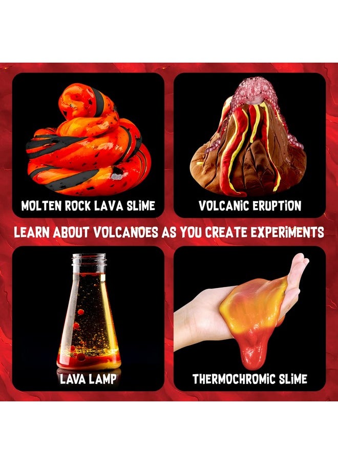 Lava Science Slime Kit, Fun Science Kit To Play Slime Games, Create Glow In The Dark Slime & Make Science Experiments For Kids 6-8