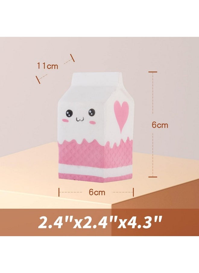 4.8 Inches Squishies Milk Bag Carton Slow Rising Kawaii Scented Squishies Charms Decompress Toy 1 Pcs Color Random