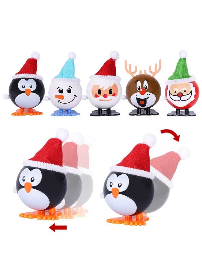 18Pcs Christmas Stocking Stuffers Wind Up Toys Assortment For Christmas Party Favors Goody Bag Filler(Christmas)