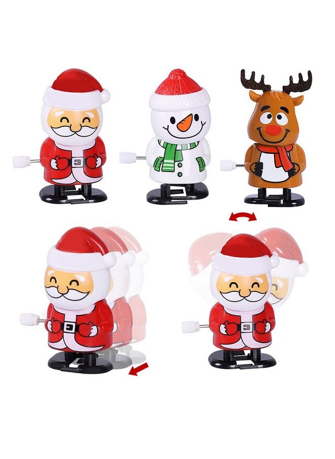 18Pcs Christmas Stocking Stuffers Wind Up Toys Assortment For Christmas Party Favors Goody Bag Filler(Christmas)