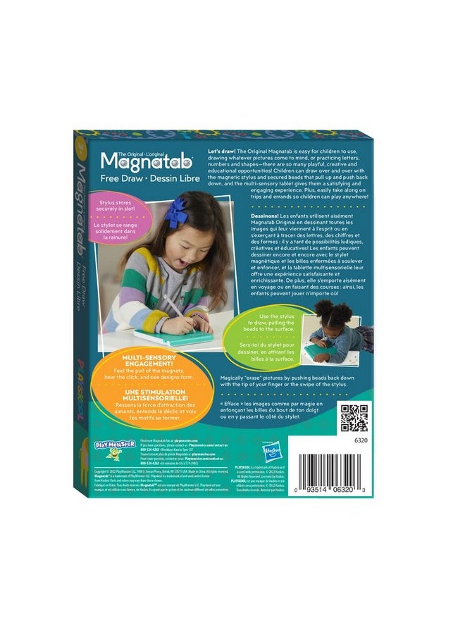 Magnatab - Free Draw - Learning And Sensory Drawing Tool - For Ages 3+