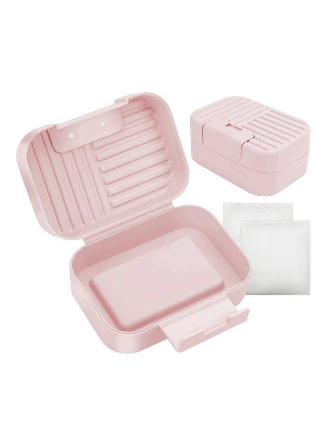 Soap Case Container Pink 4.25inch