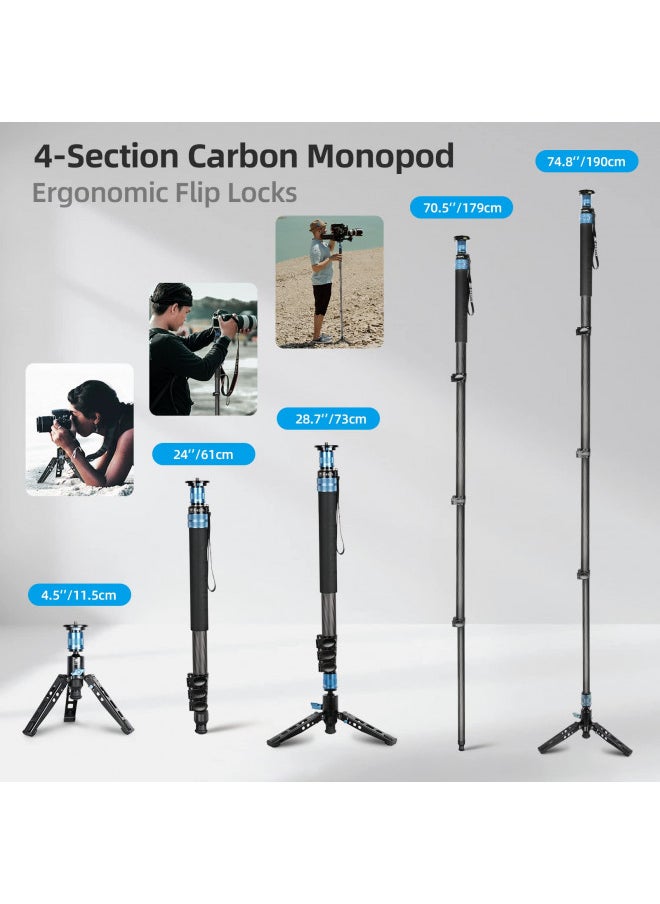 SIRUI P-424FL Monopod for Cameras, 75