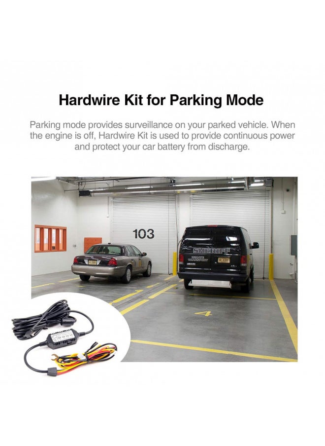 VIOFO HK3 Acc Hardwire Kit for A129, A129 Plus, A129 PRO, A129 IR, A119 V3, Enables Parking Mode, Low Voltage Protection