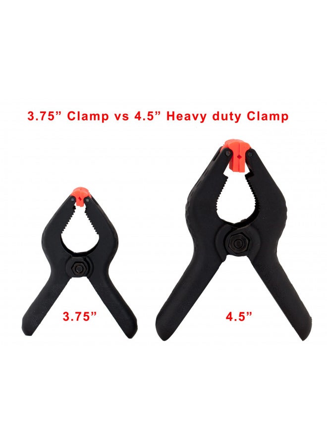 Heavy Duty Muslin Clamps 4 1/2 inch 6 Pack