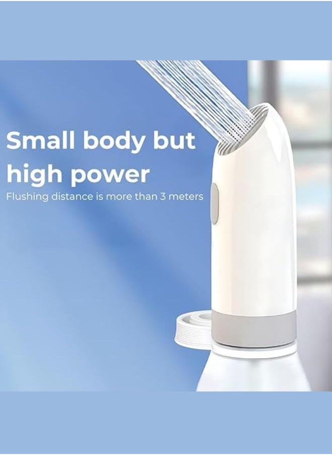 Portable Electric Bidet with 400ml water bottle- Premium Travel Shattaf, Handheld Sprayer for Personal Hygiene - Ideal for Home, Office & Outdoor Use