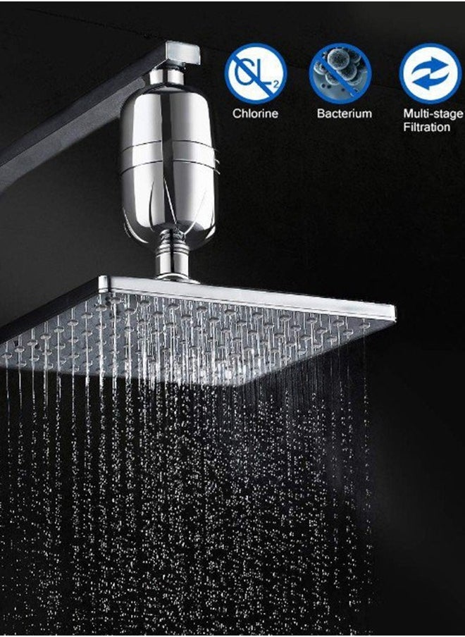 Shower Filter 15 Stage Shower Head Filter For Hard Water Showerhead Filter To Remove Chlorine And Fluoride