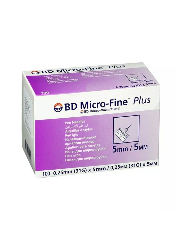 Micro Fine Plus Pen Needle 31GX5MM