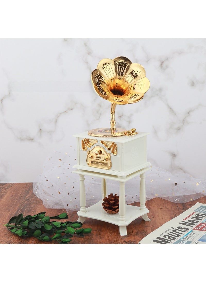 Classic Saxophone Music Box Decor Eight-tone phonograph