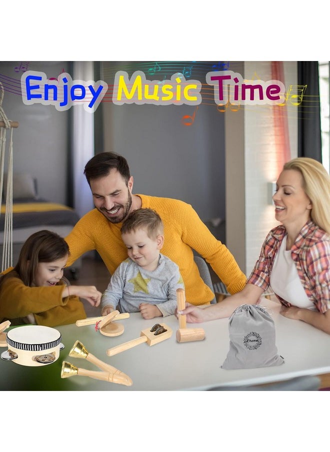 Musical Instruments For Toddlers 1-3, Wooden Percussion Kids Instruments, Musical Toys For Kids, Baby Musical Instruments For Boys Girls Birthday Gifts With Storage Bag