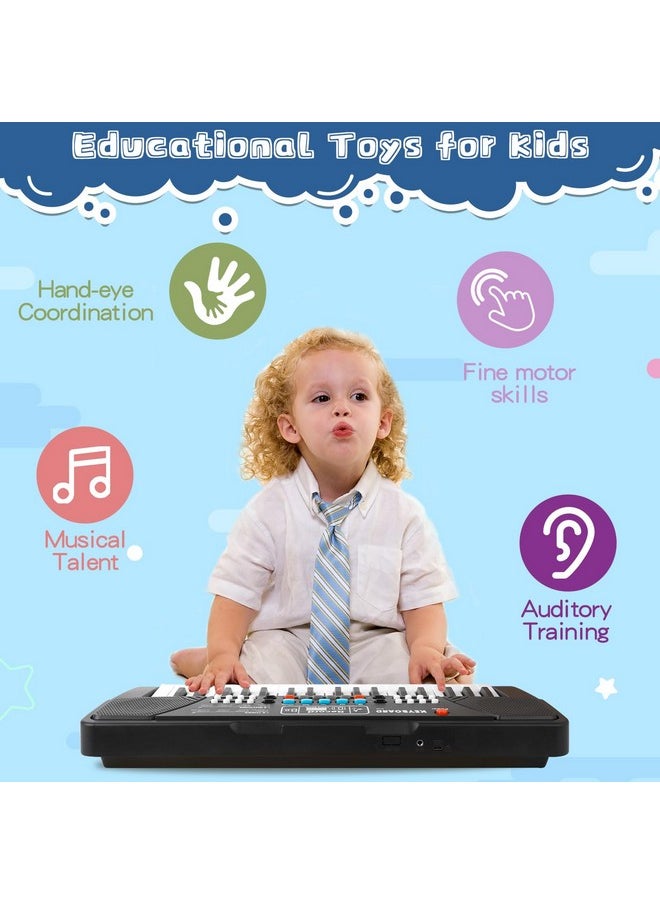 37 Key Upgrade Piano Keyboard For Kids Musical Toys Ages 3-5 Beginners Keyboard Piano With Microphone For 3 4 5 6 Year Old Boys Girls Gifts